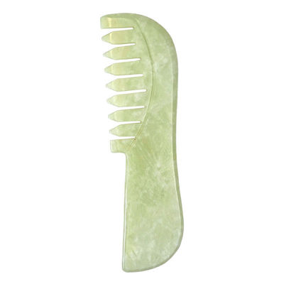 Versorgung Grünes Schaben Jade Gua Sha Stein Gesichtshaar Massage Guasha Kamm Werkzeuge Xiuyu Kamm mit individuellem Logo erhältlichd