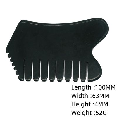 Kopfhaar Kopfhaut Massagegeräte mit Akupunktur Kopftherapie Triggerpunkt Behandlung Jade Stein Gua Sha Kamm Massagegeräte