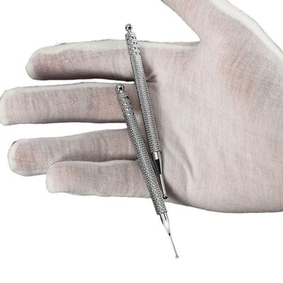 Körpermassage-Ausrüstung Silber Ohrdruck Akupunkturpunkt Massageprobe Ohrdetektor Stift Ohrpflege Gesundheit