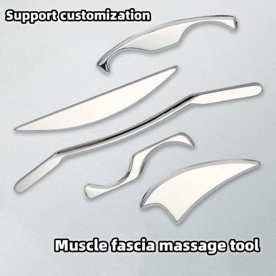 Messing-Massage-Ausrüstung 2024 Edelstahl Gua Sha Long Bar Metall Guasha Schraubwerkzeug für Muskeln und Gewebe