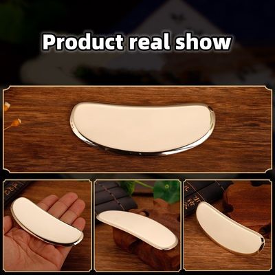 Professionelles Massagetool Gold Kupfer Messing Griff Gesichtsmassager Guasha Board mit hoher Qualität