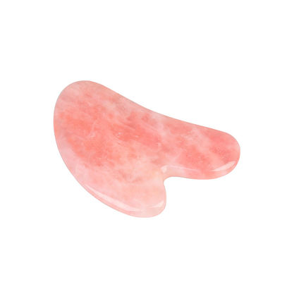 OEM ODM Pink Quarz Gua Sha Set Top-Seller Schönheitsprodukt mit Rose Gesichtsmassager und Massage Schraubwerkzeug