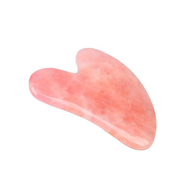 OEM ODM Pink Quarz Gua Sha Set Top-Seller Schönheitsprodukt mit Rose Gesichtsmassager und Massage Schraubwerkzeug