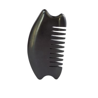 Chinesische Bian Stein Kopfhaut Gua Sha Kamm kundenspezifisches Logo für Kopfhautmassage erhältlich