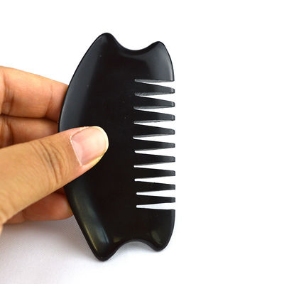 Chinesische Bian Stein Kopfhaut Gua Sha Kamm kundenspezifisches Logo für Kopfhautmassage erhältlich