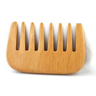 Warmbraune Holzbuche Holzbürste Bart Kamm Taschenkämme Frauen Haarbürste Holzhaarbürste Kamm für Massagegeräte