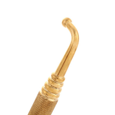 Massagegeräte Gold/Silber Doppelkopf-Stift Kupfer-Ohr- und Körperpunkt-Sonde Akupunktur-Brass-Suche Gesichtsreflexologie-Stift