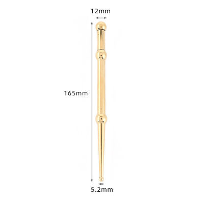 Massagegeräte Gold/Silber Doppelkopf-Stift Kupfer-Ohr- und Körperpunkt-Sonde Akupunktur-Brass-Suche Gesichtsreflexologie-Stift