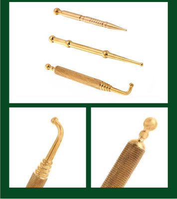 Massagetools Akupunktur Therapie Werkzeug für Messing Kupfer Handbuch Reflexologie Stift Körpergesundheitspflege Therapie Gewebemassage