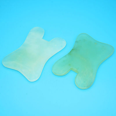 2024 Natürliche U-Form Xiuyan Jade Gua Sha Schrauben Massagebrett für Ganzkörpermassage Gesichtsmassager Haut Schönheitswerkzeug