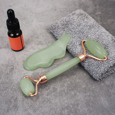 Hautverstärkung Lifting Entfernen Falten Natürliche Xiuyan Jade Gua Sha Schrauben Massagebrett Custom Logo 2024 Best Product
