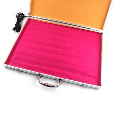 Schwarze Energie Stein Set Box Automatische Thermostatik Heißkompresse Massage Spa Vulkanische Heizung Relax Guasha Werkzeuge 16/18/20/22/28 Stück