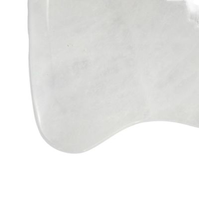 Körpermassager Gua Sha Gesichtsschablone Weißer Jade Stein Guasha Werkzeug für Gesicht und SPA Akupunktur Massage Ausrüstung