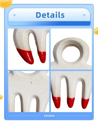 Customized Logo erhältlichd Keramik Gua Sha für Gesichtsmassage und Muskelentspannungstherapie