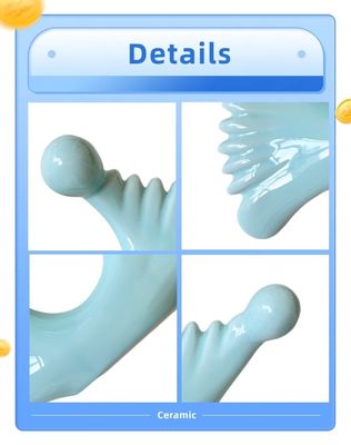 Muskelmassage Keramik Gua Sha Board Anti Cellulite Therapie Maschine für blaue Gesichtsmassage Werkzeuge