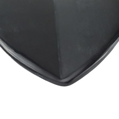 2024 Herzform Natürlicher schwarzer Bian Stein Gua Sha Schrauben Massagetool für Lymphdrainage Muskelmassage Funktion