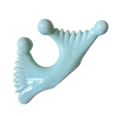 Blaues keramisches Gua Sha Massagetool für die Lymphdrainage und die Wiederbelebung der Haut
