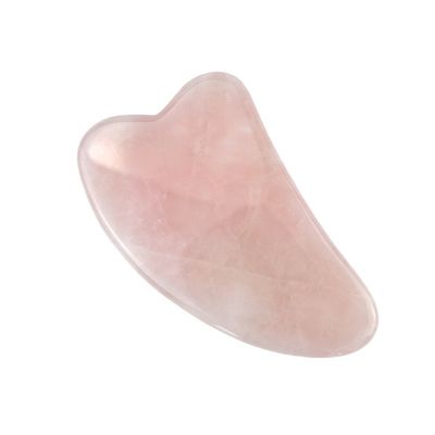 Muskelmassagetool 2024 Rose Quarz Gua Sha Naturkristallhaut Guasha Schönheitsmassager für Gesichtslifting und Anti-Aging