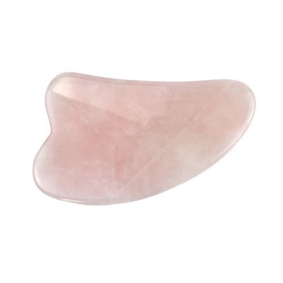 Muskelmassagetool 2024 Rose Quarz Gua Sha Naturkristallhaut Guasha Schönheitsmassager für Gesichtslifting und Anti-Aging