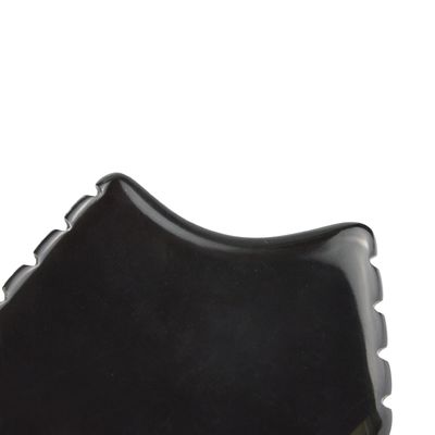Massagetool 2024 Natürlicher schwarzer Bian Stein Gua Sha Schraubbrett Guasha Gesichts-Körper-Gesundheitspflege und Körper-Massager Produkt
