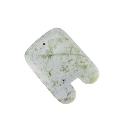 Gesichtsschönheitsmassage-Werkzeug 2024 U-Form Natur Xiuyan Jade Gua Sha Schraubbrett mit Muskelmassage-Funktion