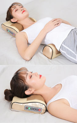 2023 Design Körpermassage Shiastu Vibrationsheizung Elektrischer Rückenmassager Kissen mit Wärme-Infrarot-Physotherapiefunktion