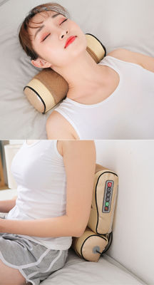 2023 Design Körpermassage Shiastu Vibrationsheizung Elektrischer Rückenmassager Kissen mit Wärme-Infrarot-Physotherapiefunktion