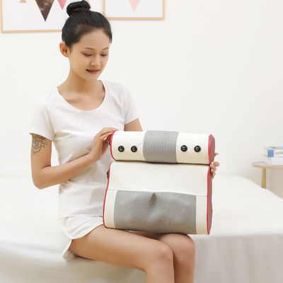 Körper Weiß Rot Portable Halsmassage Heizkissen Hals Schulter Entspannungsmittel Körpermassager Therapie Massagegeräte für 2024