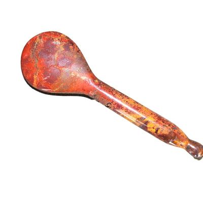 Rote Mookaite Jade Gua Sha Stick für Handmassage und Reflexologie