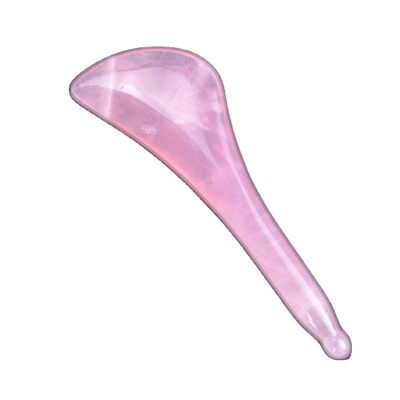 Körpermassage-Werkzeug Rose Quarz Gua Sha Pen verfügbar Logo für Gesichts- und Augenacupuncture Stick