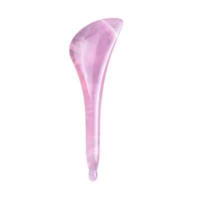 Körpermassage-Werkzeug Rose Quarz Gua Sha Pen verfügbar Logo für Gesichts- und Augenacupuncture Stick