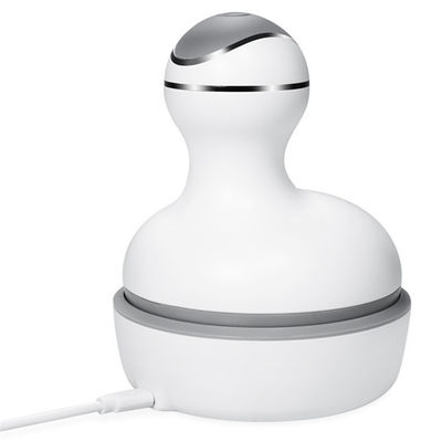 Personalisiertes Logo verfügbard Mini Handheld Vibrating Body Massager Gerät für Kopfmassage Bereich in weißem Aussehen