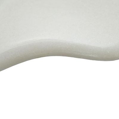 Hautpflege Schönheitssalon Werkzeug Natürliche Weiße Jade Stein Gua Sha Schablone für Körpermassage Therapie
