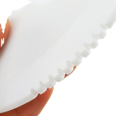 Personalisiertes Logo erhältlichd Weißer Jade Gua Sha Stein Gesichtsmassager für Anti-Aging Behandlung
