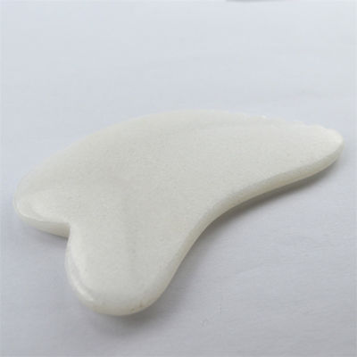 Körpermassager Gua Sha Schrauben Massagetool Weißer Jade Guasha Brett Schrauber Natur Jade Stein