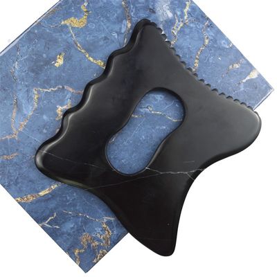 Natürliche Bian Stone Guasha Therapie Big Gua Sha Stone Private Label Spa Cellulite Körper Schaben Werkzeug für Muskelmassage