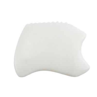 Körpermassage-Werkzeug mit natürlichem weißen Jade-Stein Gua Sha Scraping Board Guasha Facial Spa Hautpflege Beauty Salon