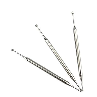 Personalisiertes Logo erhältlichd Edelstahl Handbuch Akupressur Reflexologie Stift für Körpergesundheit Pflege Gewebetherapie Massage Stick