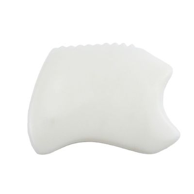 Körpermassager Neuer Stil Reiner natürlicher weißer Jade Gesichts Anti-Aging Gua Sha Board Edelstein Hautpflege Massage Jade Stein Guasha Tool