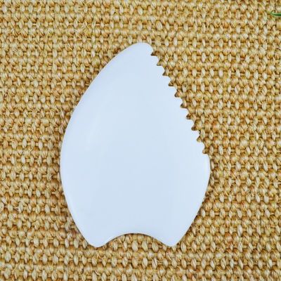 Weiße Jade Gua Sha Schraubmassage-Brett für das benutzerdefinierte Logo verfügbard Gesichts-Spa-Massager Das ultimative Gesundheitsmittel