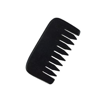 2024 Mini Natural Black Bian Stone Gua Sha Haare Kopfhaut Massage Kamm für Gesicht Körper Schaber Massager Werkzeug
