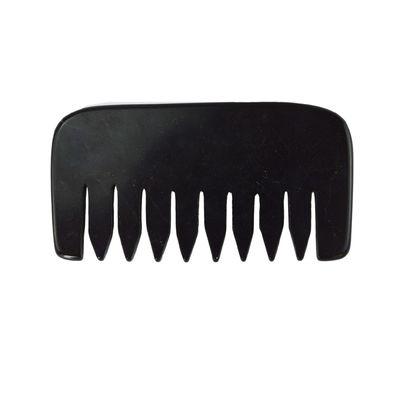 2024 Mini Natural Black Bian Stone Gua Sha Haare Kopfhaut Massage Kamm für Gesicht Körper Schaber Massager Werkzeug