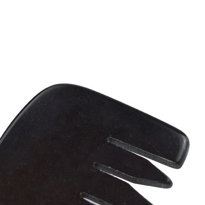 2024 Mini Natural Black Bian Stone Gua Sha Haare Kopfhaut Massage Kamm für Gesicht Körper Schaber Massager Werkzeug