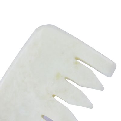 2024 Trending Natürlicher Jade Xiuyan Jade Gua Sha Kamm für den Kopf Spa Kopfhaut Massage Funktion Muskelmassage