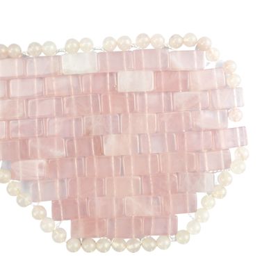 Augenpflege Natürliche Rose Quarz Augenmaske Gesichtsmaske Jade Heilende Kristallstein Anti-Aging Gesichtspflege Gesichtsmassage Werkzeuge