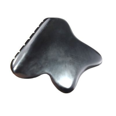 Body Massage Tool 2024 Trending Natur schwarz Bian Stein Gua Sha Schablone für Verjüngung Gesichts Spa
