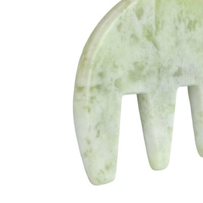 Muskelmassage 100% natürliche Xiuyan Jade Gua Sha Schaben Kamm Guasha Stein Gesichts-Körper-Spa Massage Hautpflege Schönheitsmittel