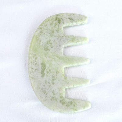 Gesichtsmassager Jade Stein Gua Sha Kamm Kopf Kopfhaut Guasha Massagetool für Ganzkörpermassage Bereich Custom Logo