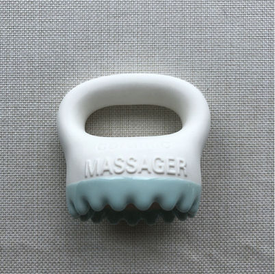 Körpermassage-Ausrüstung 2024 Weiße Keramik Gua Sha Schaben Massage-Bürste für Kopfhaut Kamm Kopf-Therapie und Gesichtsschönheits-Tool