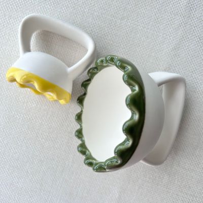 Logo angepasstes Logo verfügbard Handheld Gua Sha Tool für Körpermassage Selbstpflege Haut Hals und Gesicht